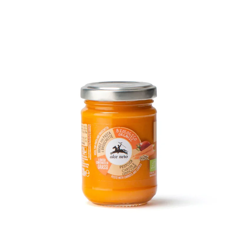 ALCE NERO BIO MRKVOVÉ A ČOČKOVÉ PESTO 130 g