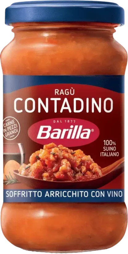 BARILLA FARMÁŘSKÉ RAGÚ S ČERVENÝM VÍNEM 300 g