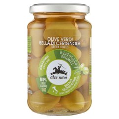 Alce Nero zelené olivy Bella Cerignola 350 g