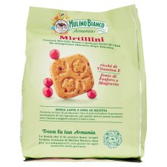 Mulino Bianco Armonia Mirtillini sušenky celozrnná mouka brusinky bez mléka a vajec 270g