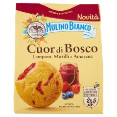 Mulino Bianco Cuor di Bosco s malinami, borůvkami a višňovou náplní 300 g