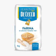 De Cecco Farina di grano tenero "00" - Měkká pšeničná mouka 1 kg